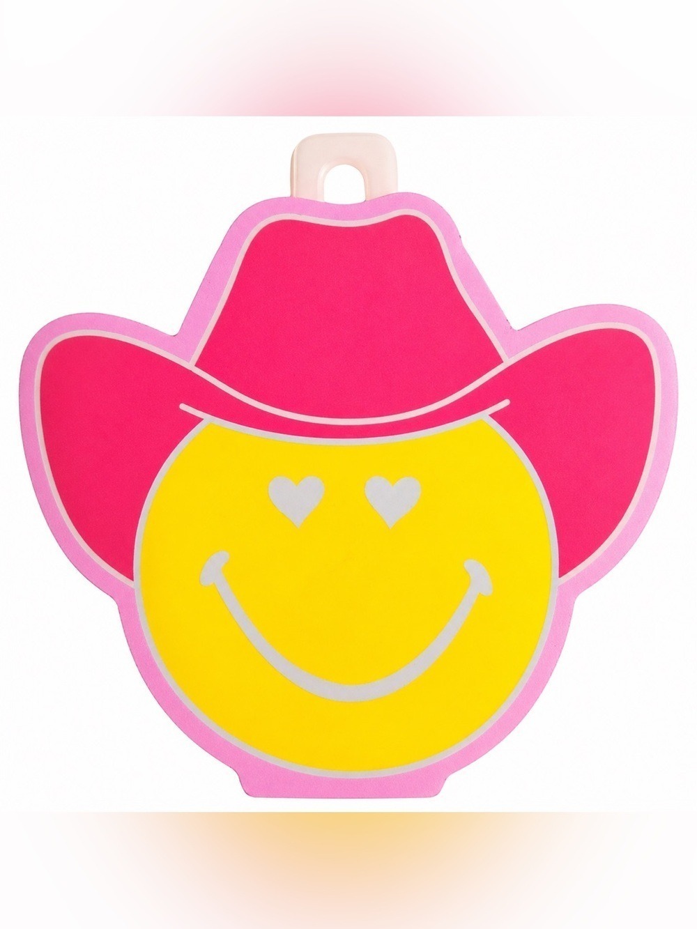Simply Southern Pink Cowboy Smiley Sponge Exfoliating Scrub Body Buffer